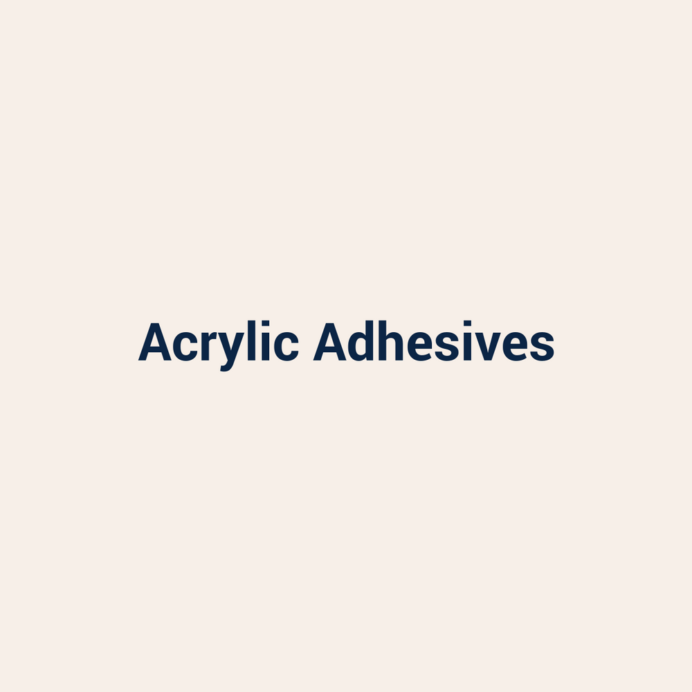 Acrylic Adhesives - MK Global