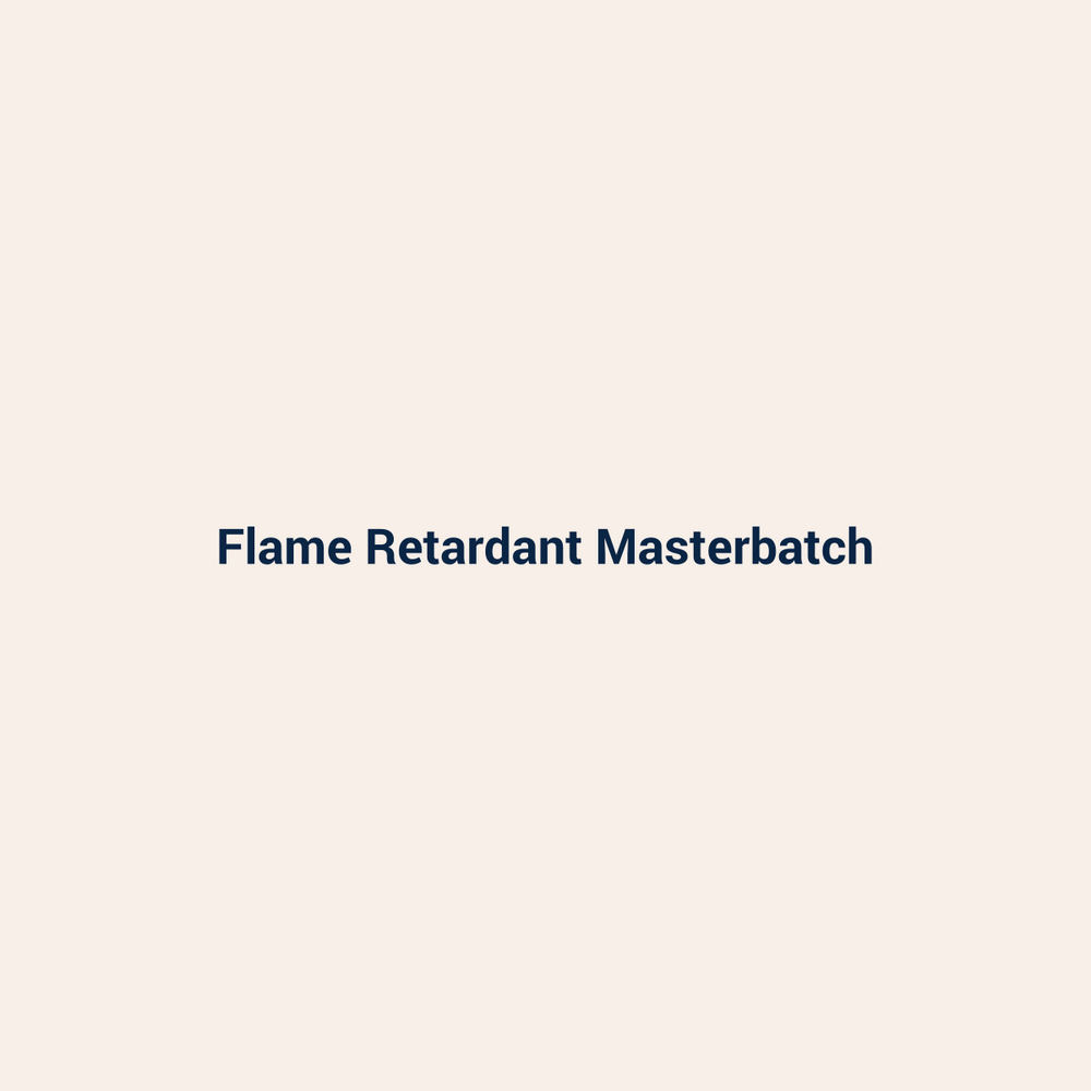 Flame Retardant Masterbatch - MK Global